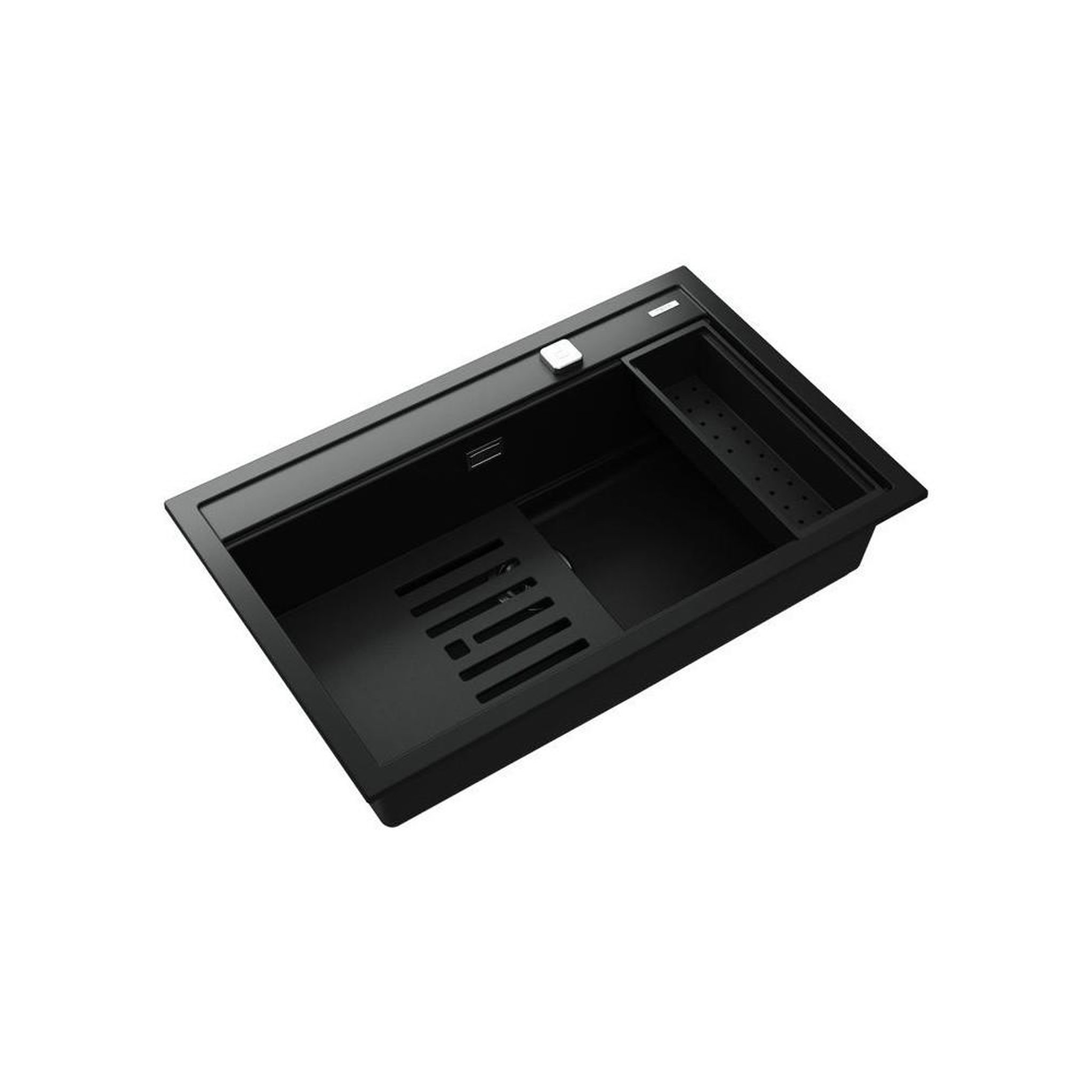 Voir la diapositive 6 : TEKA Évier cuisine teka nova 80 ws-tg 1b noir en granit, cuve unique 200 mm, finition mate, vidage helixpro 3 1/2