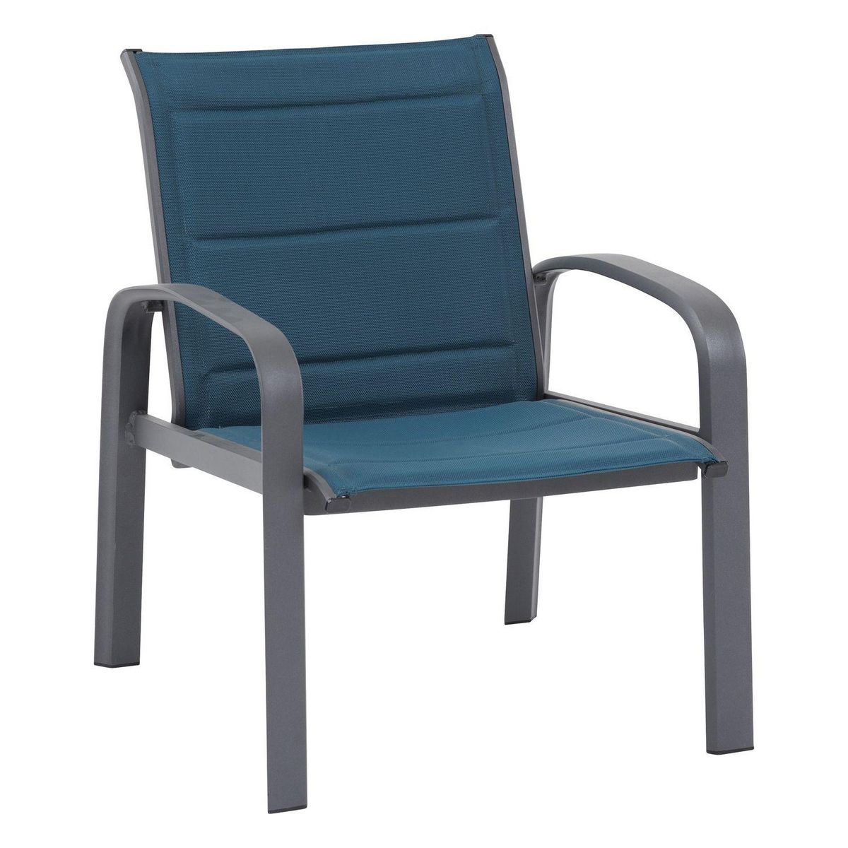 HESPERIDE Salon de jardin duo Elyn aluminium et texaline