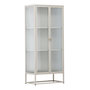 Voir la diapositive 1 : Paris Prix Vitrine 2 Portes Design  Garis  160cm Beige