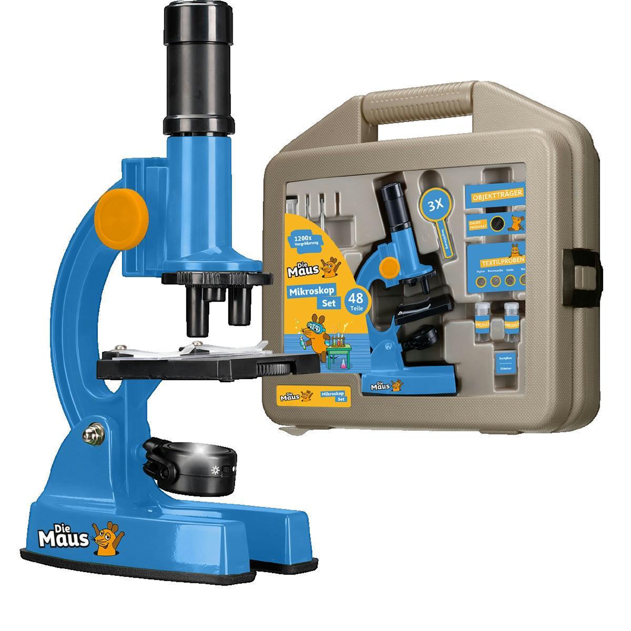 Voir la diapositive 2 : Bresser Microscope Bresser Kit portable avec grossissement 100x-1200x