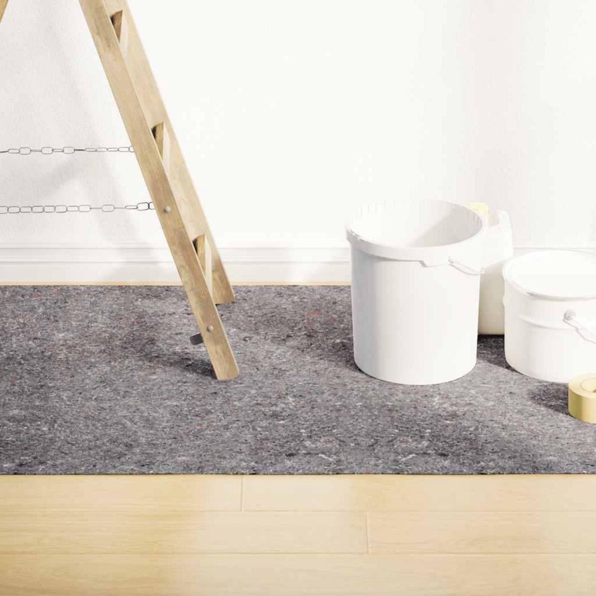 VIDAXL Polaires de peintre antiderapantes 2 pcs 2532 cm 220 g/m² gris