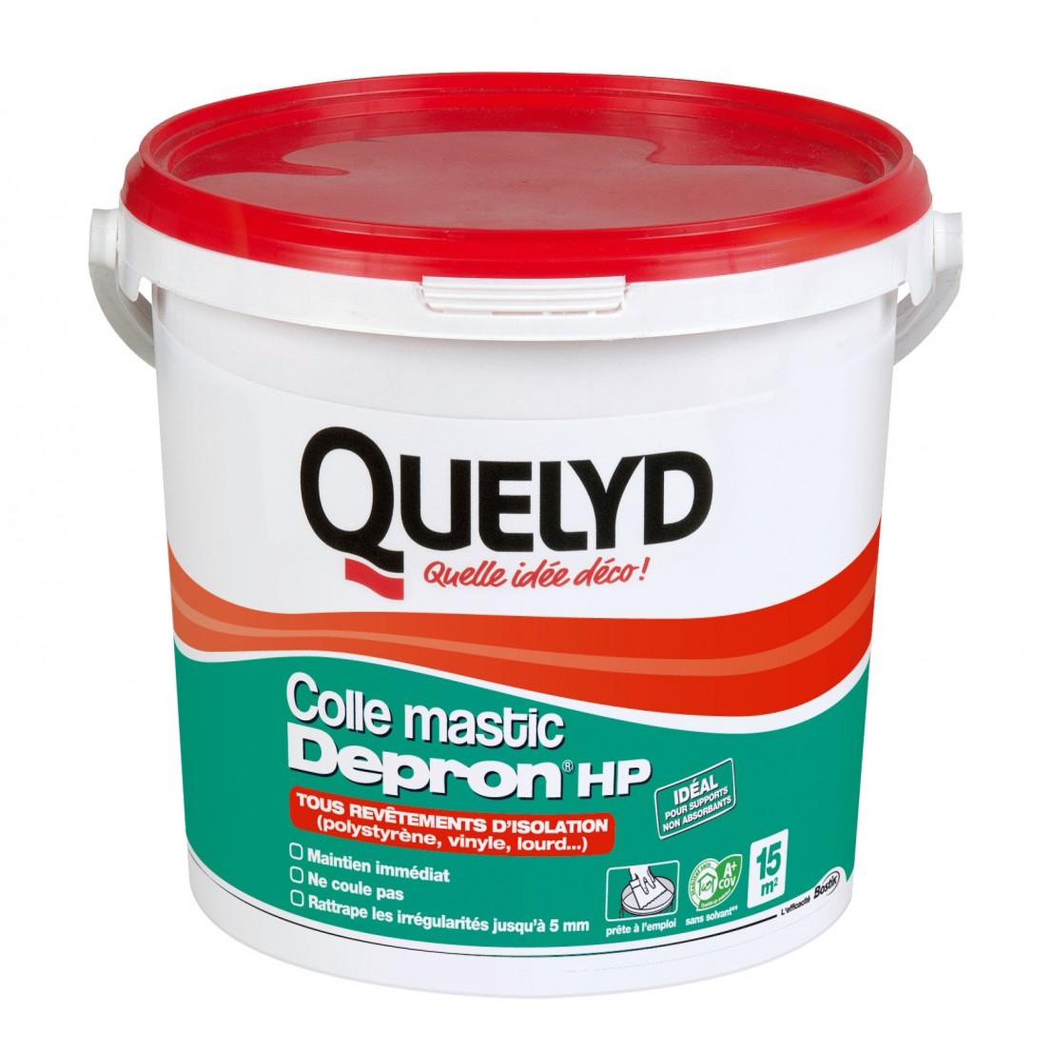 QUELYD Colle mastic pour matériaux isolants QUELYD, 6 kg