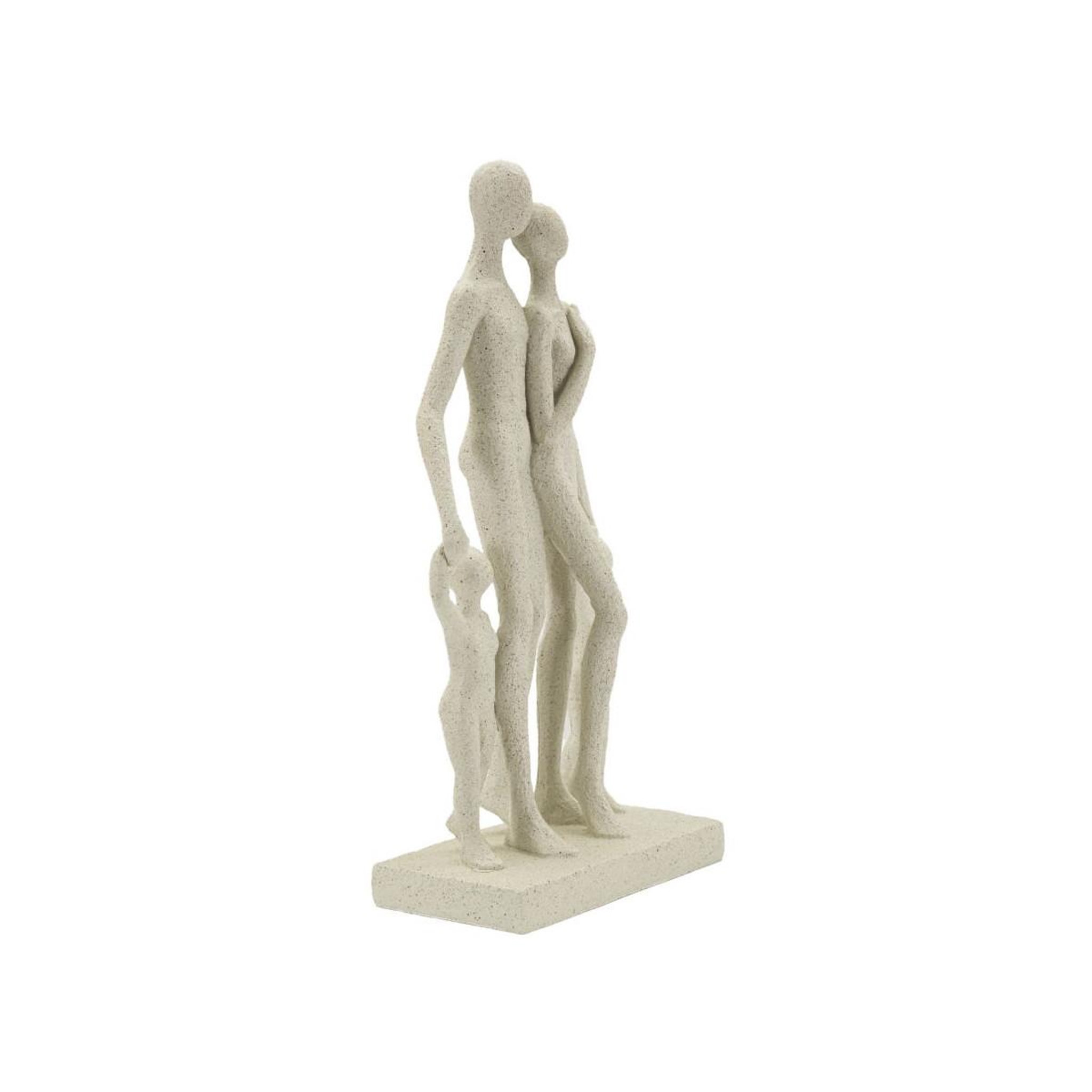 Voir la diapositive 2 : Paris Prix Statuette déco famille  stons  30cm crème