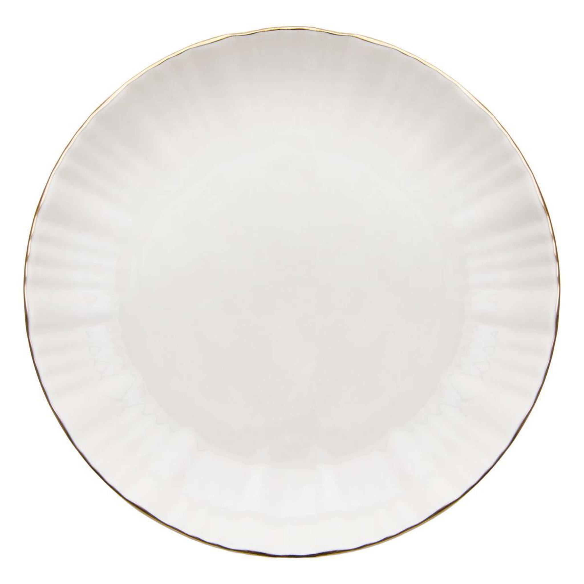 SECRET DE GOURMET Lot de 6 assiettes à pain  daphné  14cm blanc
