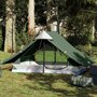 Voir la diapositive 1 : VIDAXL Tente de camping 2 personnes vert impermeable