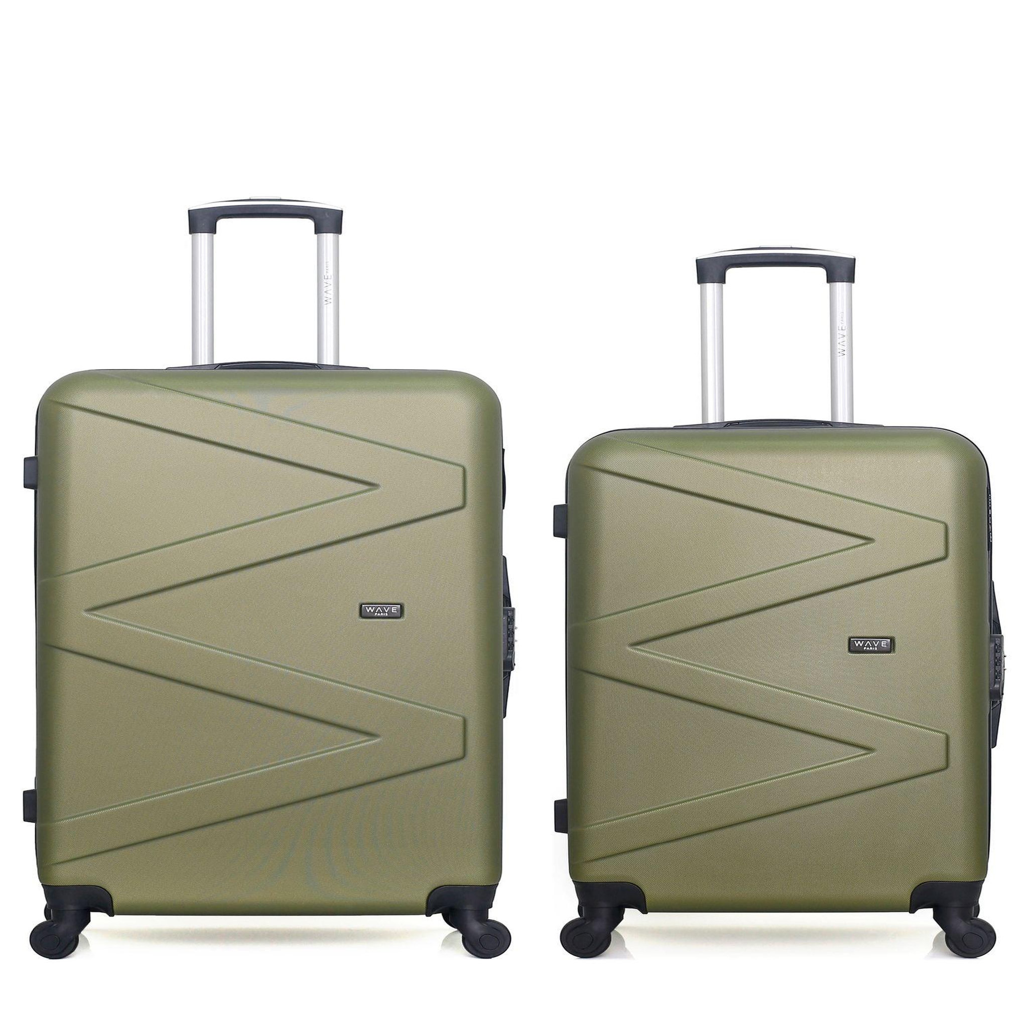 WAVE PARIS Wave paris - lot de 2 - valise grand format et valise weekend amazone