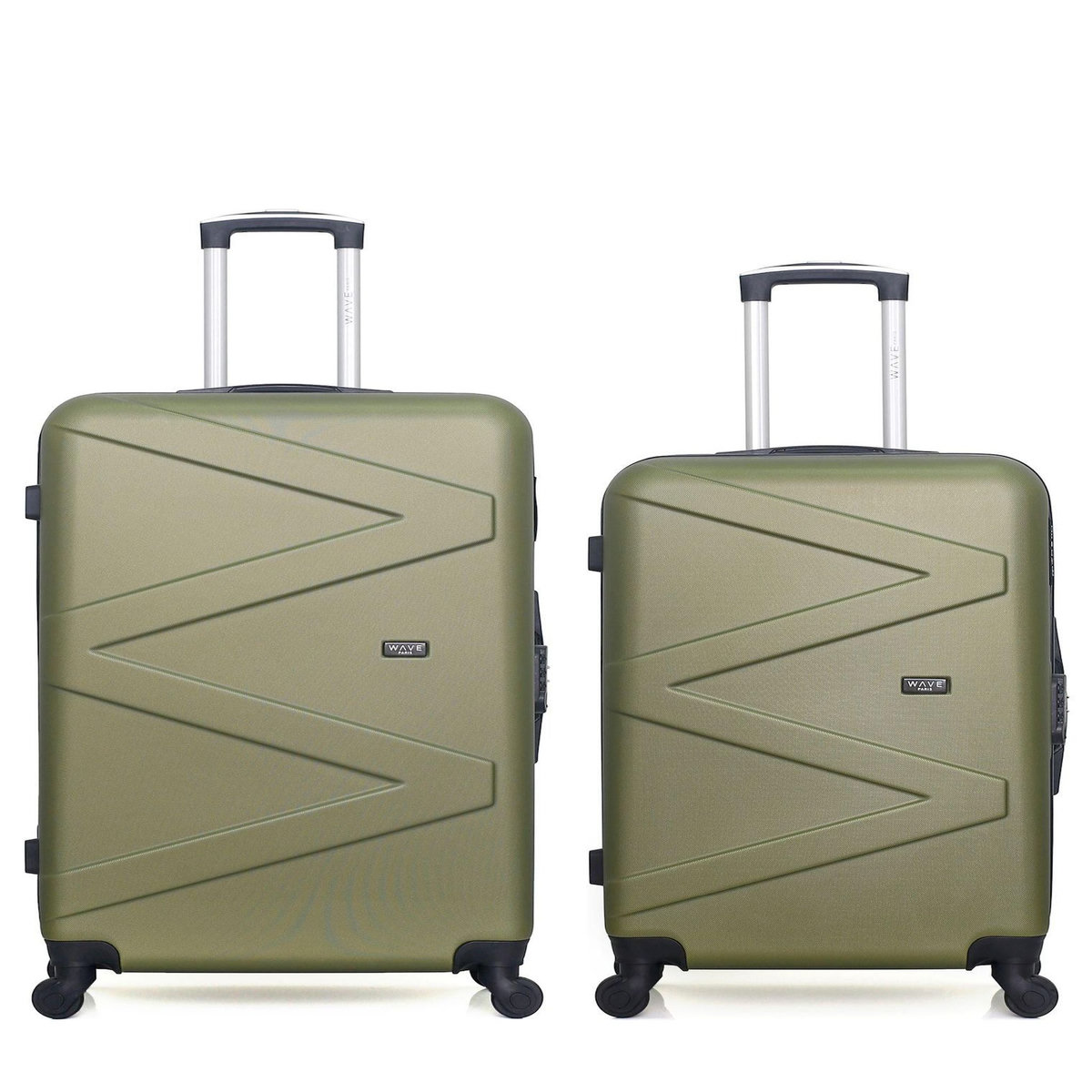 WAVE PARIS WAVE PARIS - Lot de 2 - Valise grand format et valise weekend AMAZONE