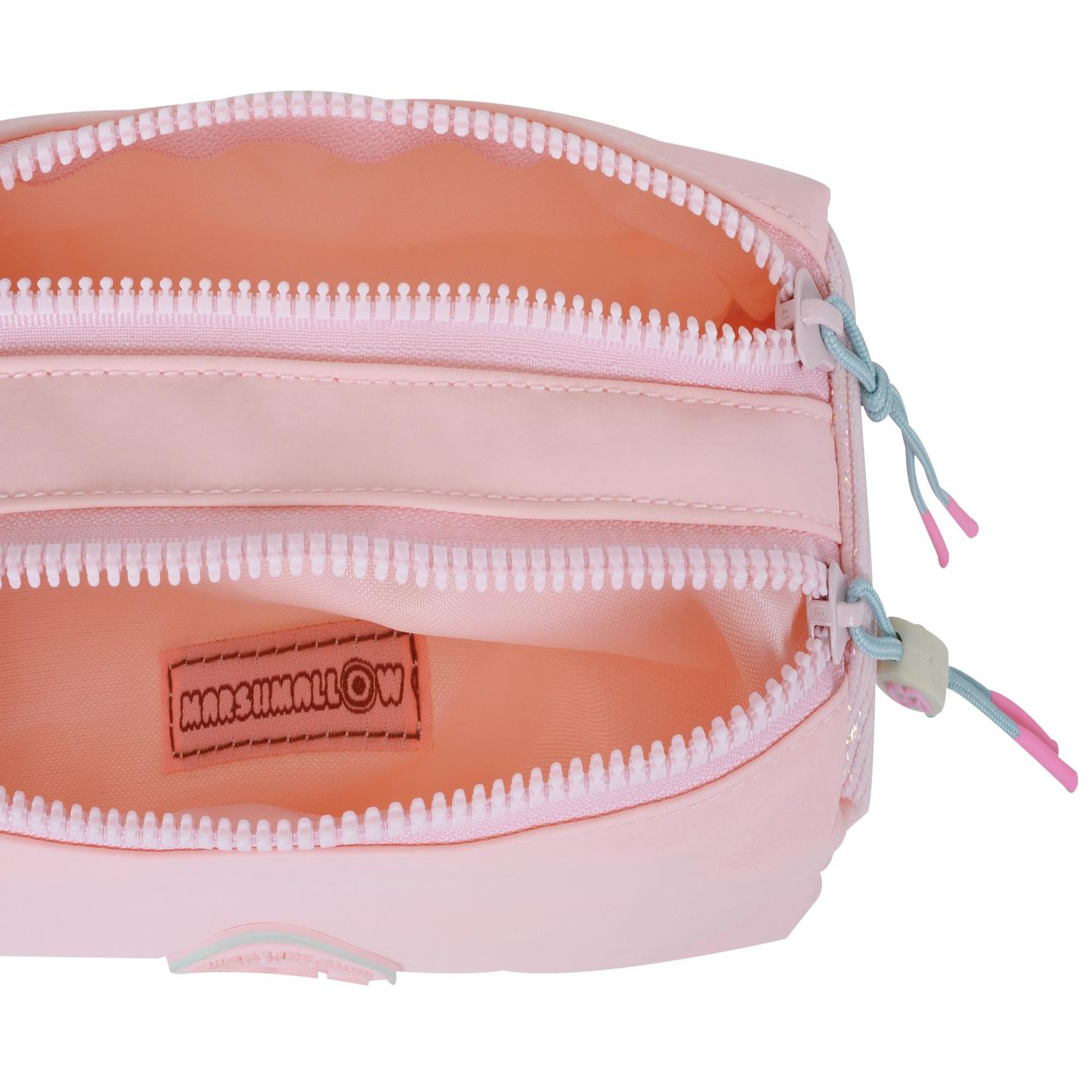 Voir la diapositive 4 : Bagtrotter MARSHMALLOW - Trousse scolaire double compartiment GRACE PINK - Rose pastel - Fille