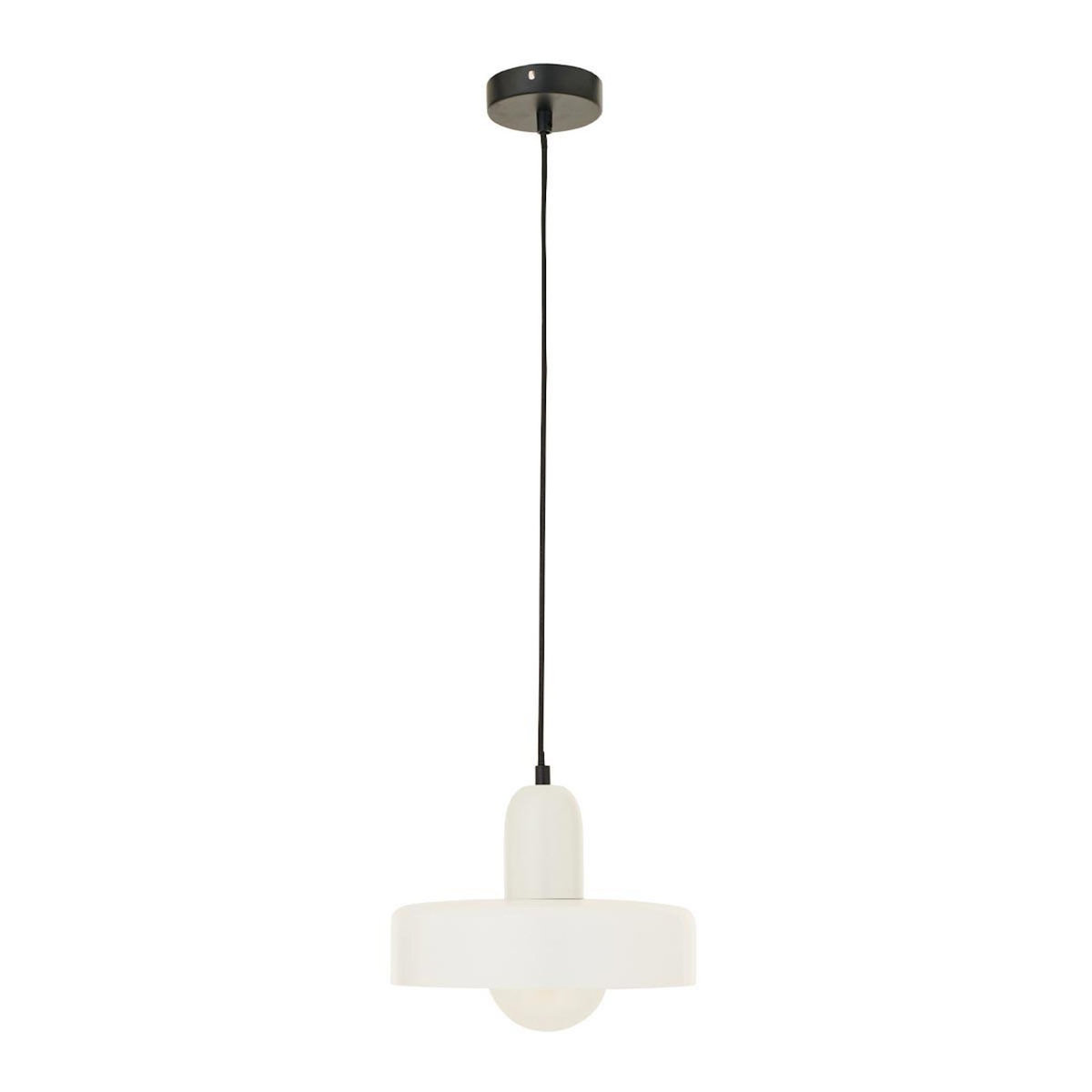 Paris Prix Suspension Design en Verre  Retro  25cm Blanc