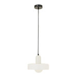 Paris Prix Suspension Design en Verre  Retro  25cm Blanc