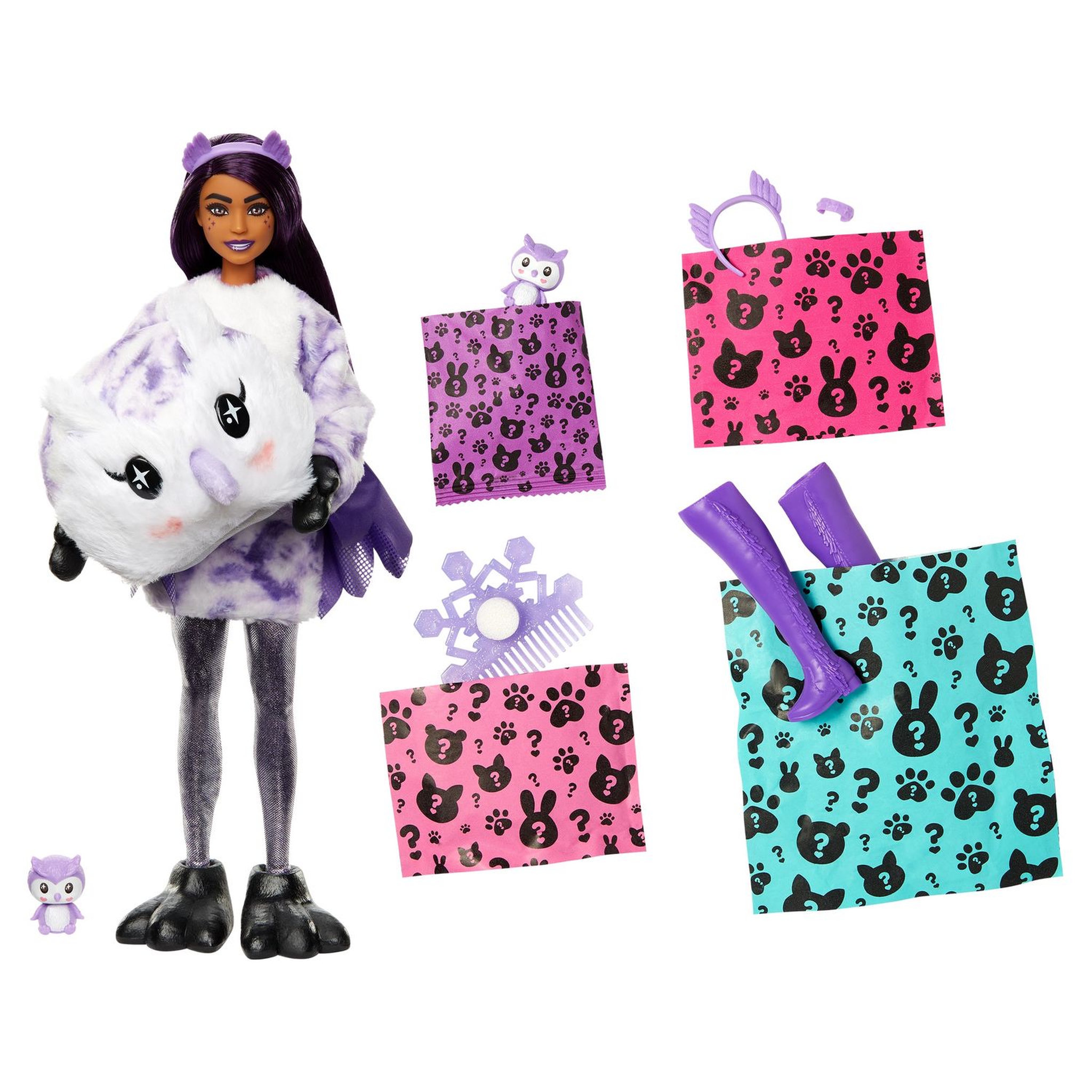 Voir la diapositive 4 : BARBIE Poupée Barbie Cutie Reveal Chouette 