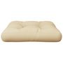 Voir la diapositive 4 : VIDAXL Coussin de palette beige 60x60x12 cm tissu
