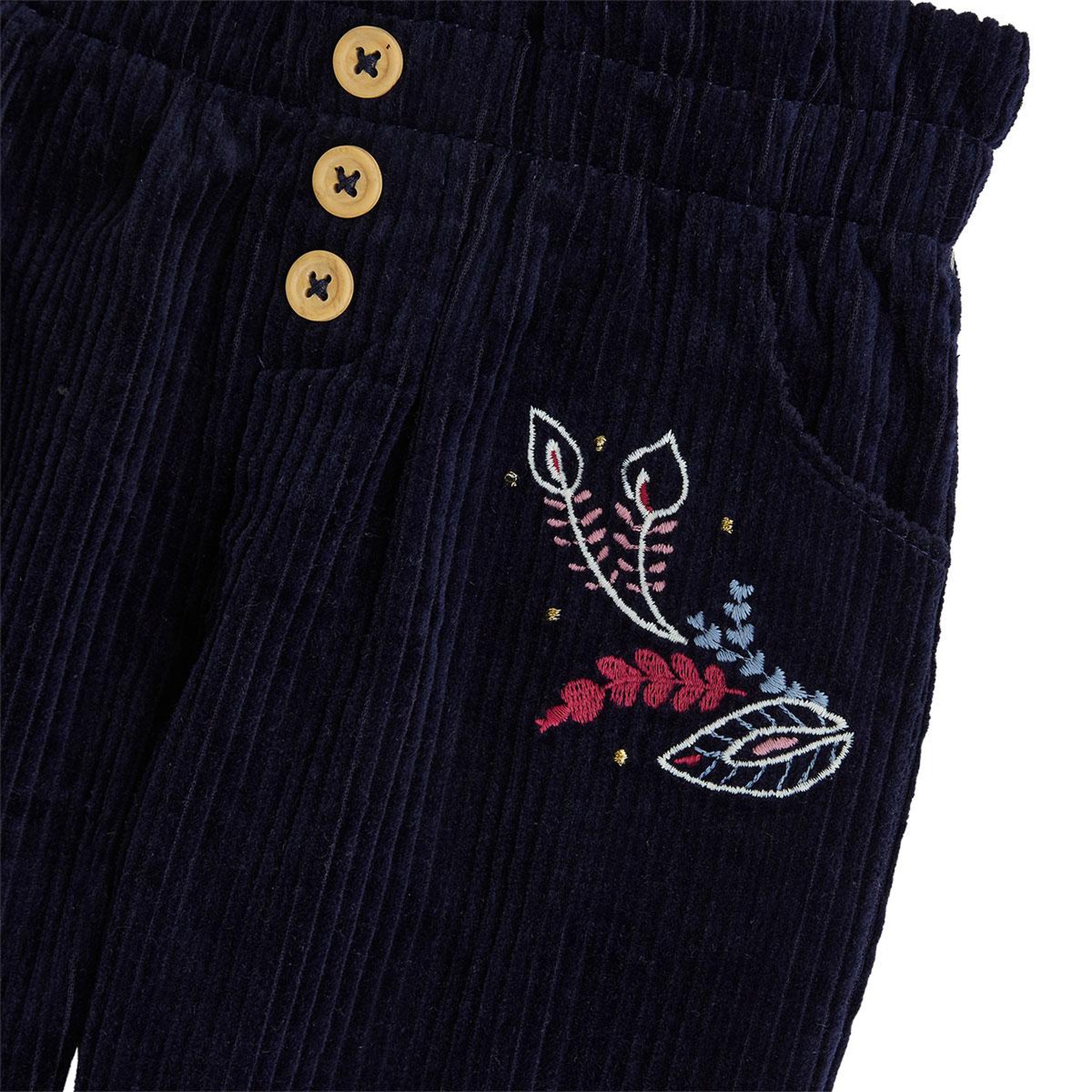Voir la diapositive 3 : PETIT BEGUIN Pantalon bébé en velours côtelé Ilana