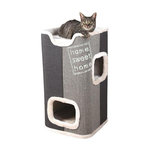 Trixie TRIXIE Tour Jorge - Aire de jeux 78cm - Gris clair et anthracite - Pour chat