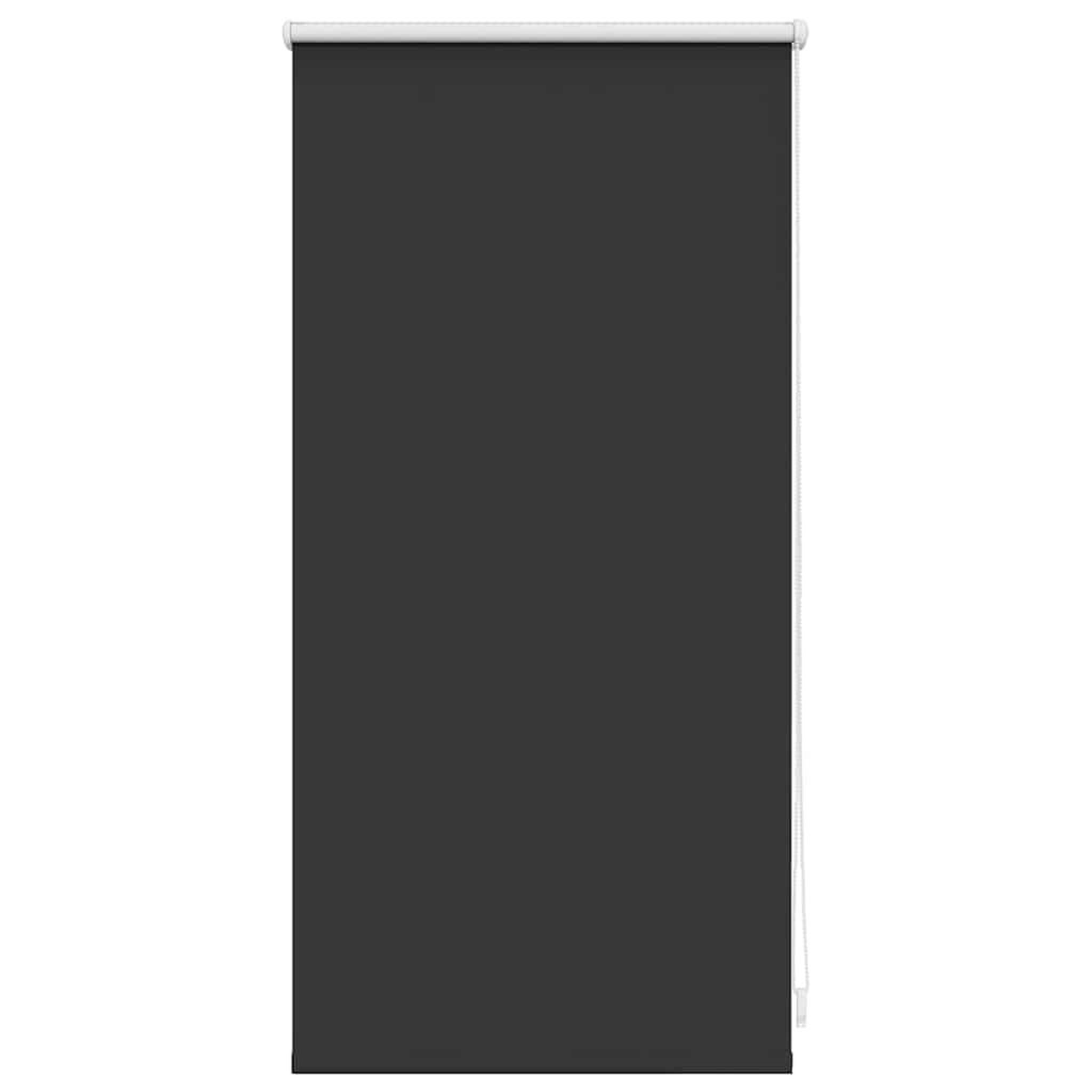 VIDAXL Store enrouleur occultant 44,4 x 100 cm, largeur du tissu 40 cm, noir