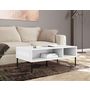 Voir la diapositive 6 : BEST MOBILIER Lavaggi - table basse - 2 niches - 110 cm