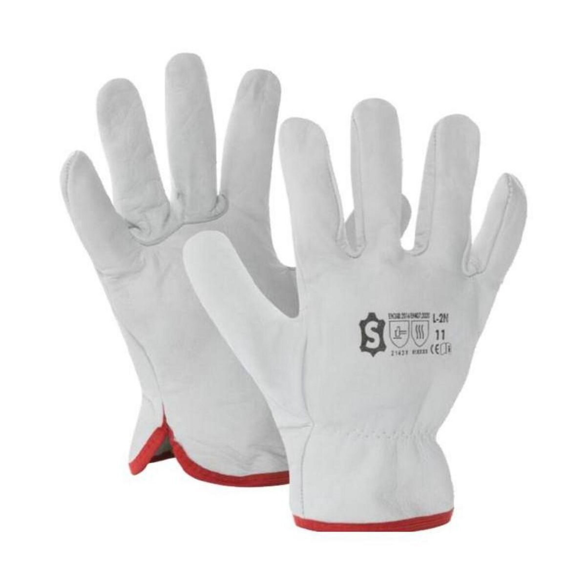 NOTRE SELECTION Gants de protection cuir pleine fleur de bovin T8 naturel L 2N 08