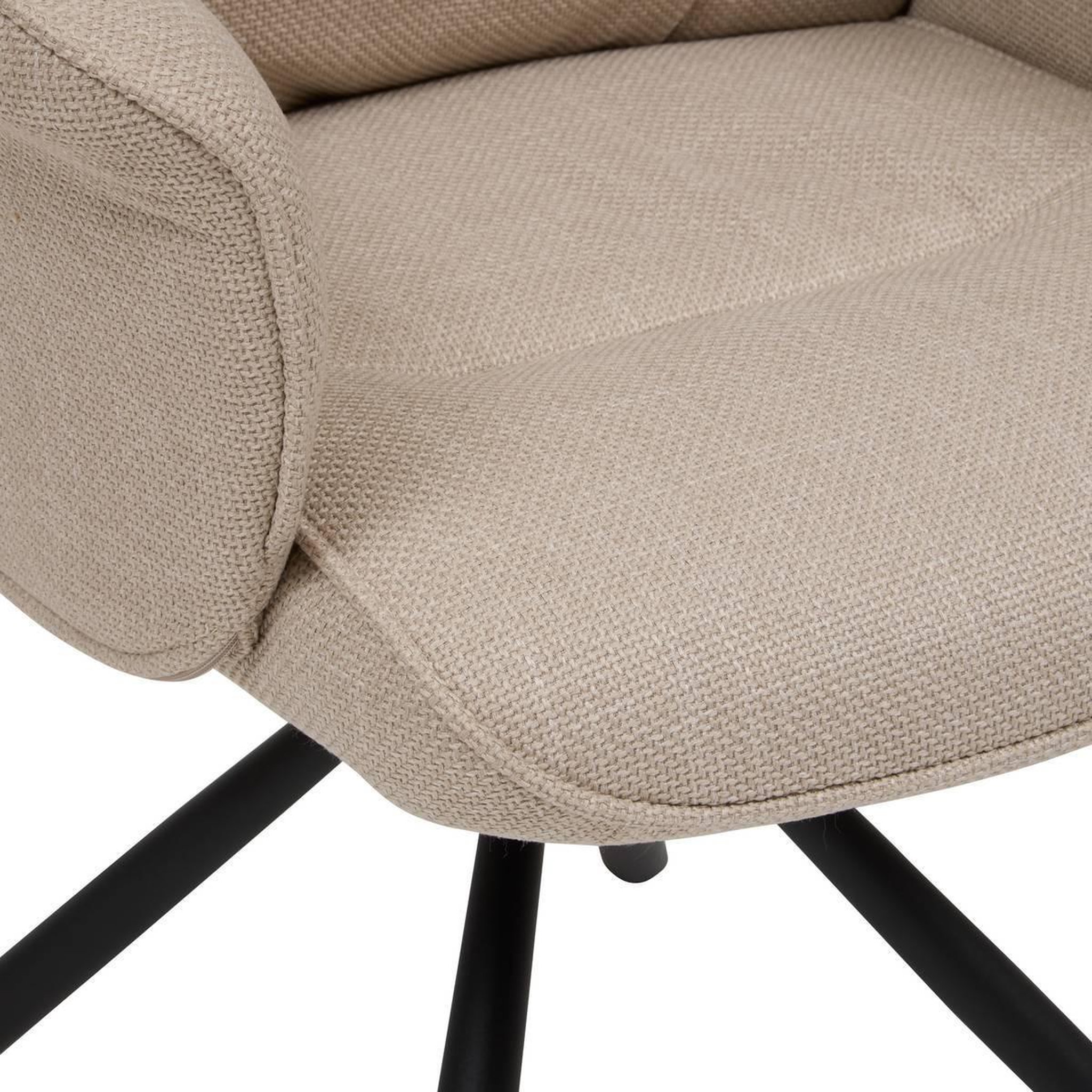 Voir la diapositive 2 : ATMOSPHERA Fauteuil de Bureau Pivotant  Sisco  98cm Beige