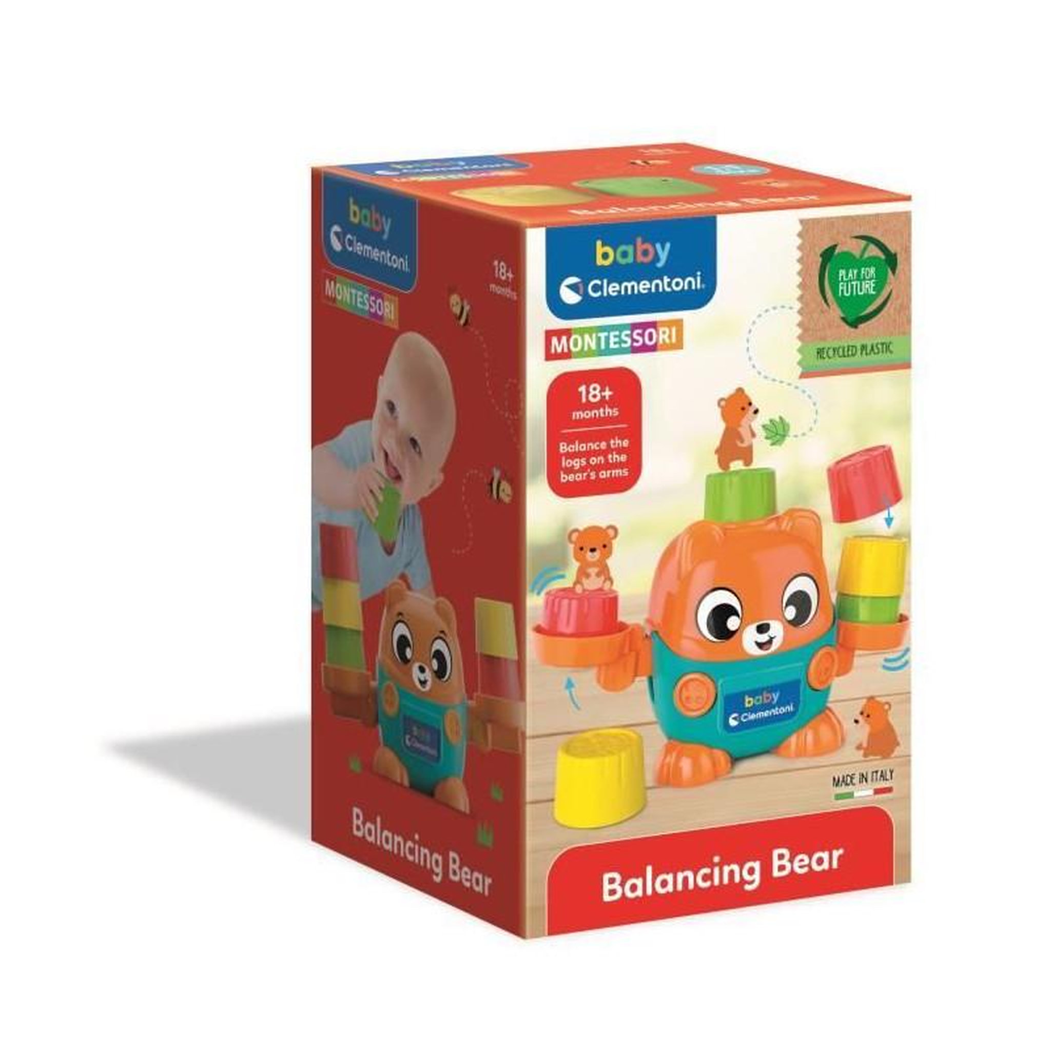 Voir la diapositive 5 : CLEMENTONI L'ours équilibriste Montessori CLEMENTONI
