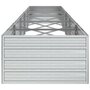 Voir la diapositive 5 : VIDAXL Lit sureleve de jardin 400x80x45 cm Acier galvanise Argente