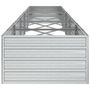 Voir la diapositive 5 : VIDAXL Lit sureleve de jardin 400x80x45 cm Acier galvanise Argente