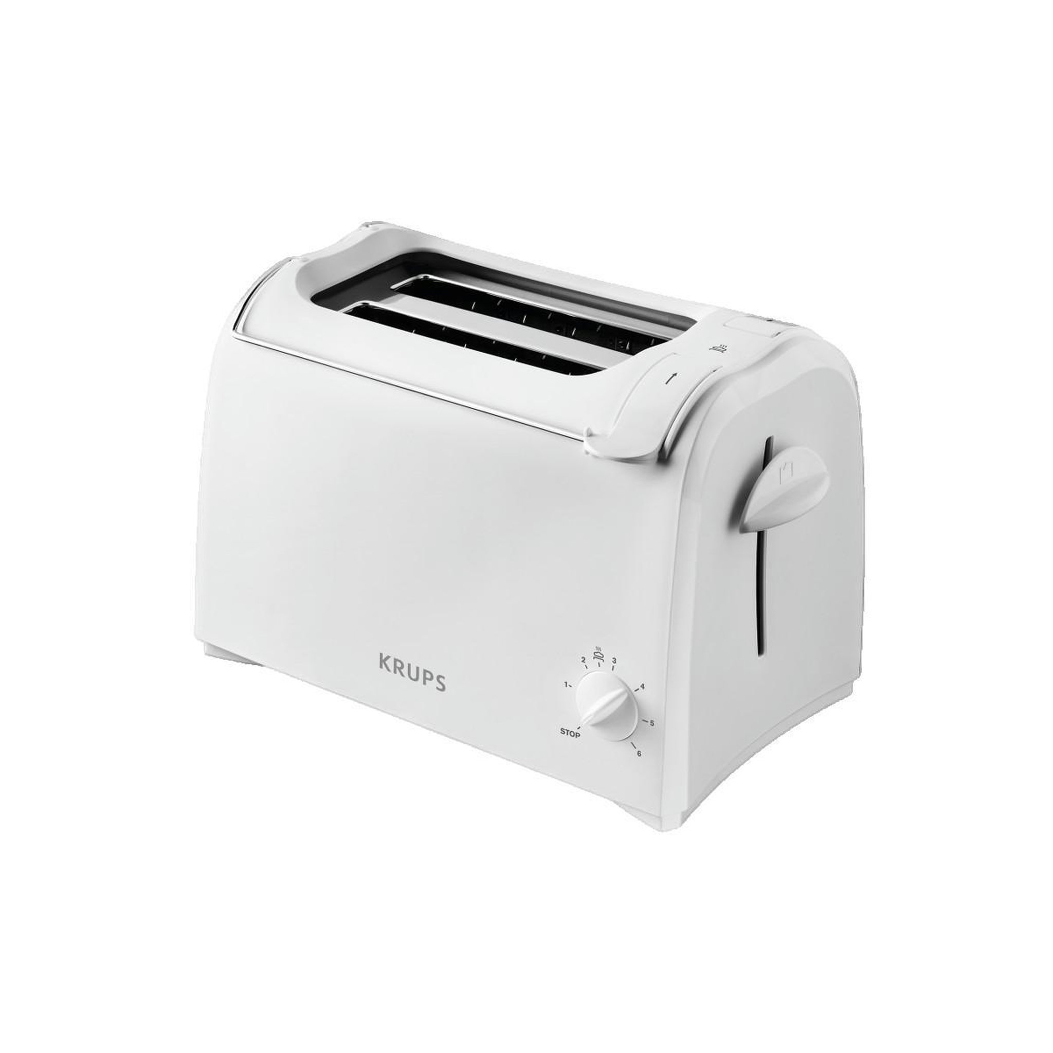 Voir la diapositive 3 : KRUPS Grille pain Krups KH 1511 ProAroma blanc