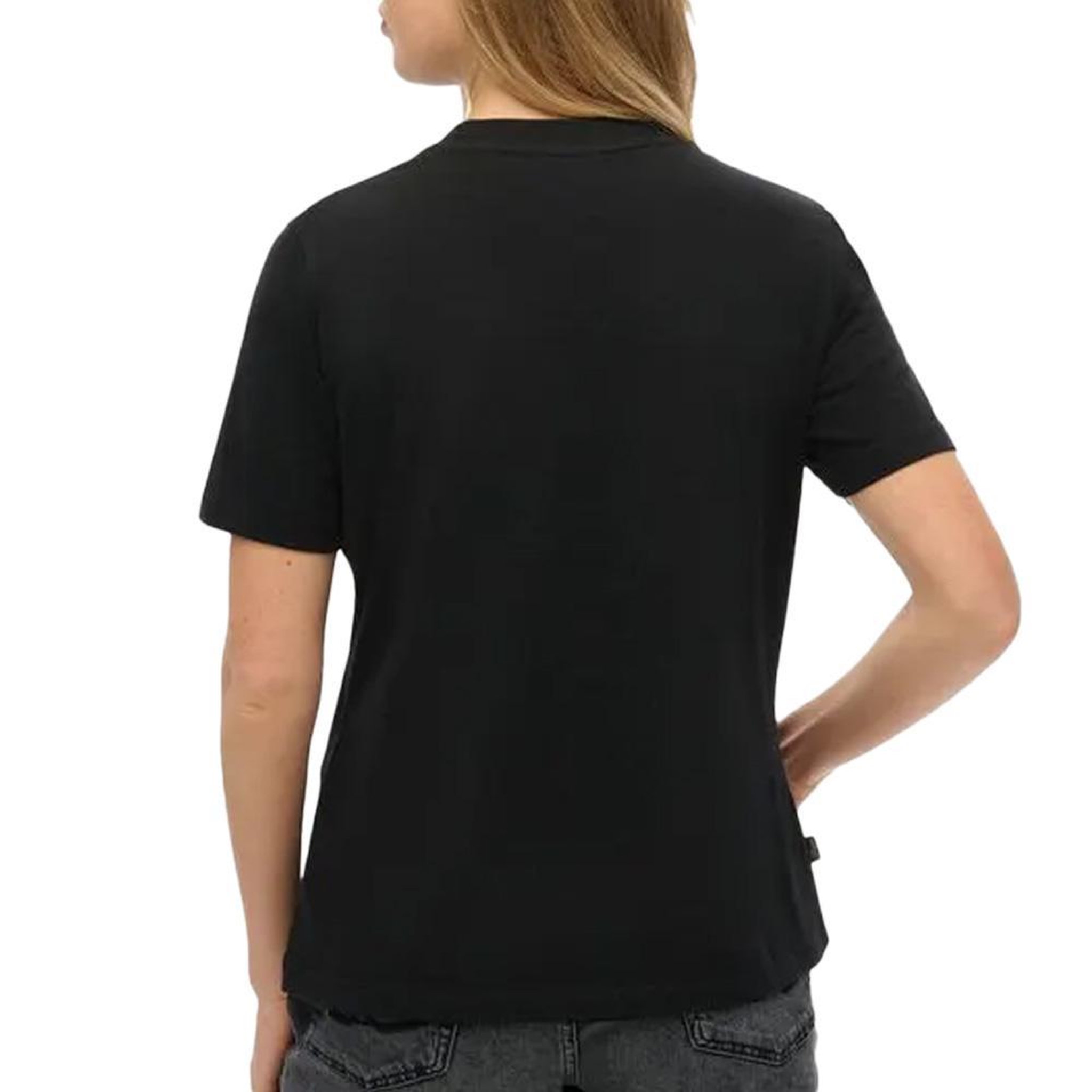 Voir la diapositive 2 : SUPERDRY T-Shirt Noir Femme Superdry W1011644A