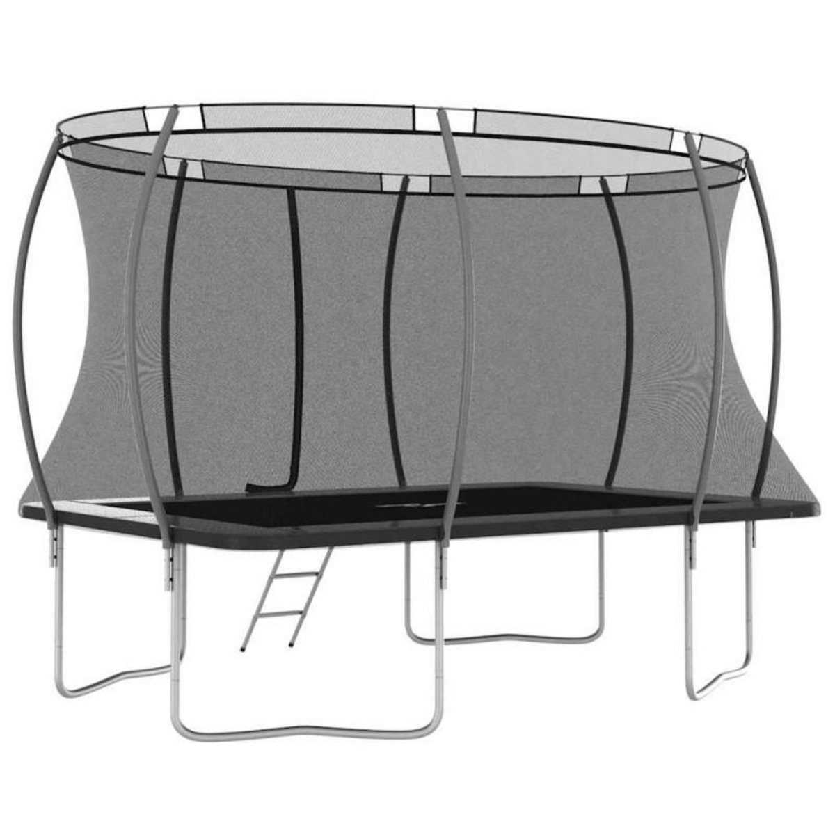 VIDAXL Ensemble de trampoline rectangulaire 335x244x90 cm 150 kg