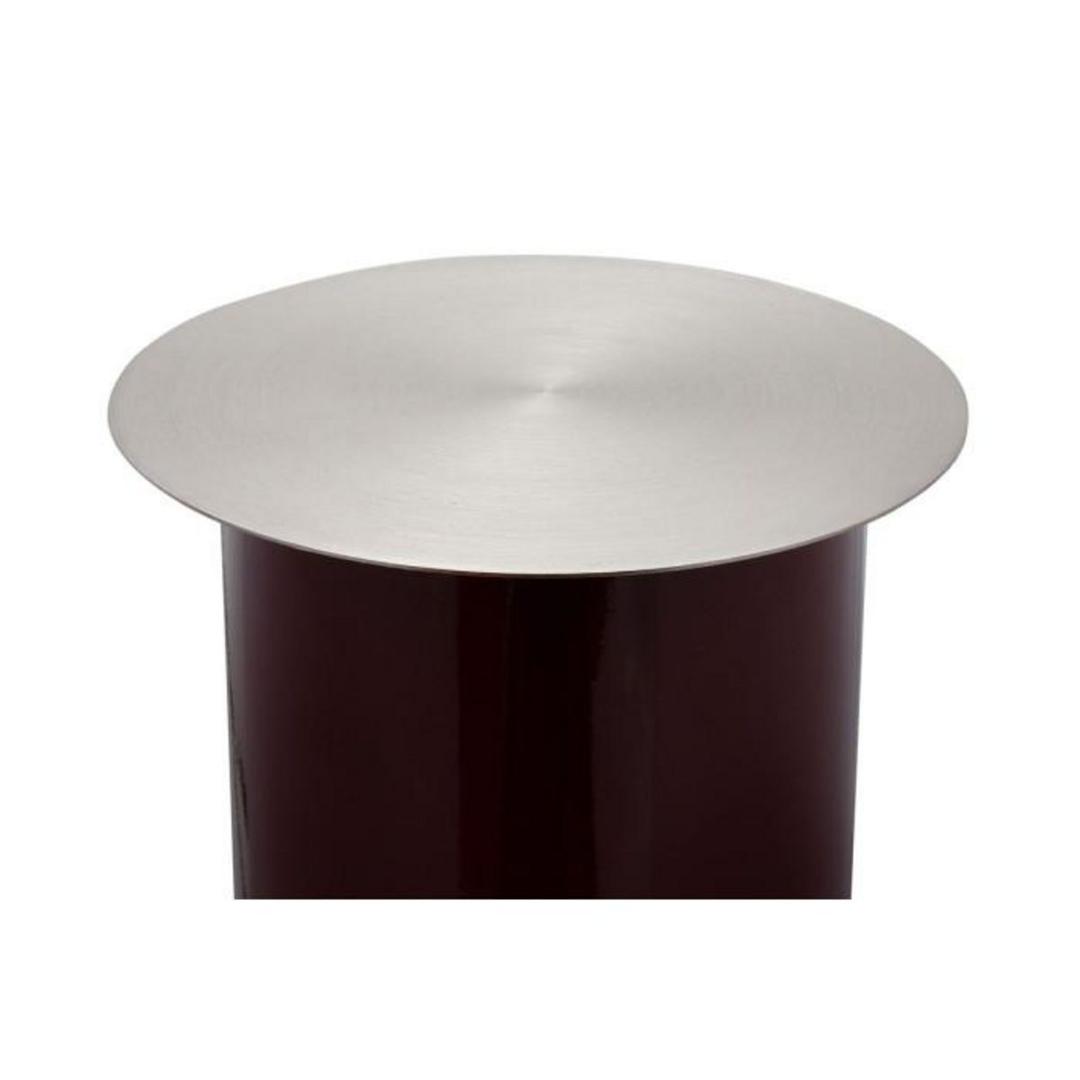 Paris Prix Bougeoir de Sol  Colby  40cm Prune & Argent