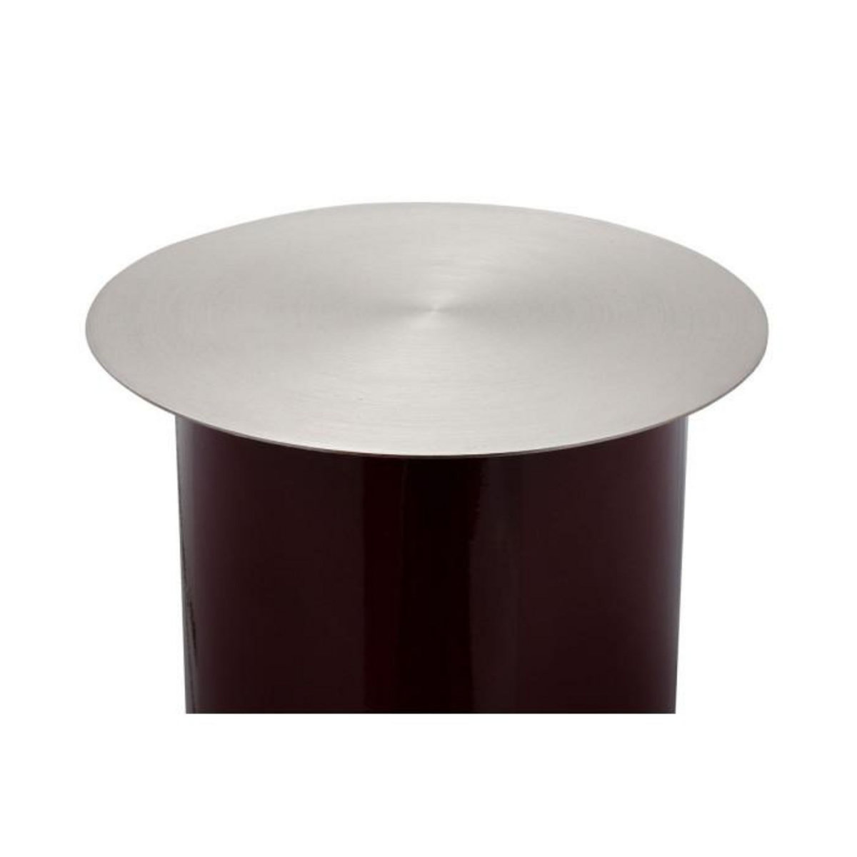 Paris Prix Bougeoir de Sol  Colby  40cm Prune & Argent