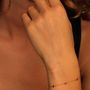 Voir la diapositive 2 : L'ATELIER D'AZUR Bracelet Or Rose et Saphirs Bleus
