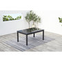 Voir la diapositive 2 : CONCEPT USINE Table extensible de jardin aluminium 6 à 12 places RAVENNE
