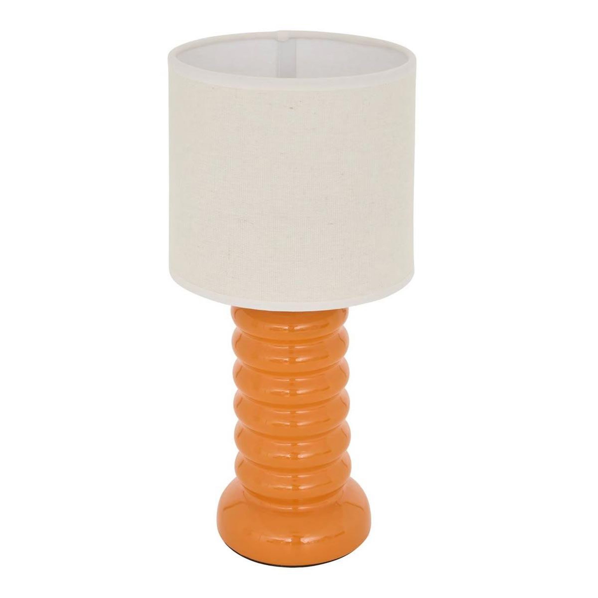 ATMOSPHERA Lampe à poser en céramique  vinas  33cm orange
