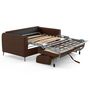 Voir la diapositive 4 : LISA DESIGN Owen - canapé 3 places convertible express couchage quotidien 140 cm matelas 12 cm en simili