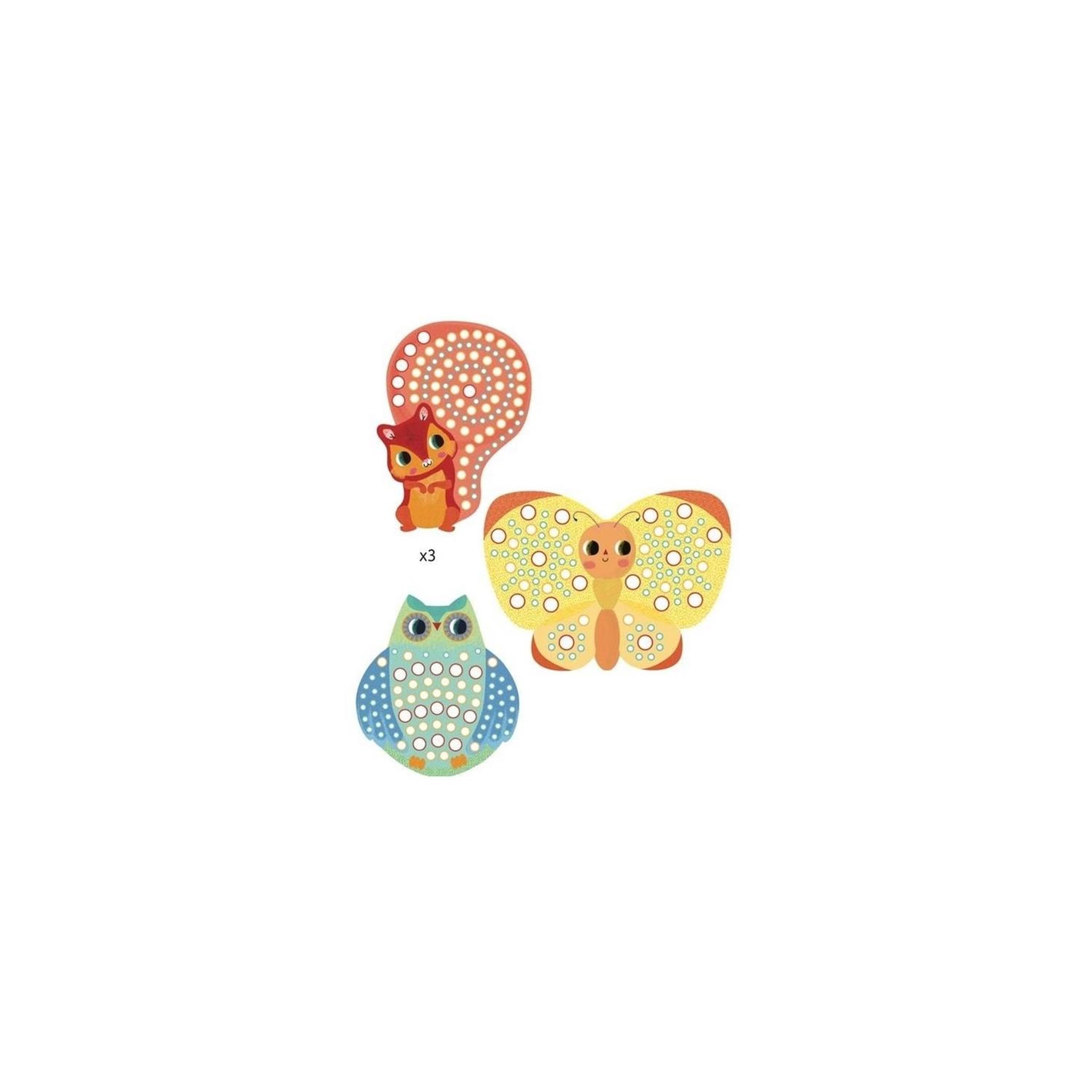 Voir la diapositive 2 : Djeco - Mosaique et collage Millefiori