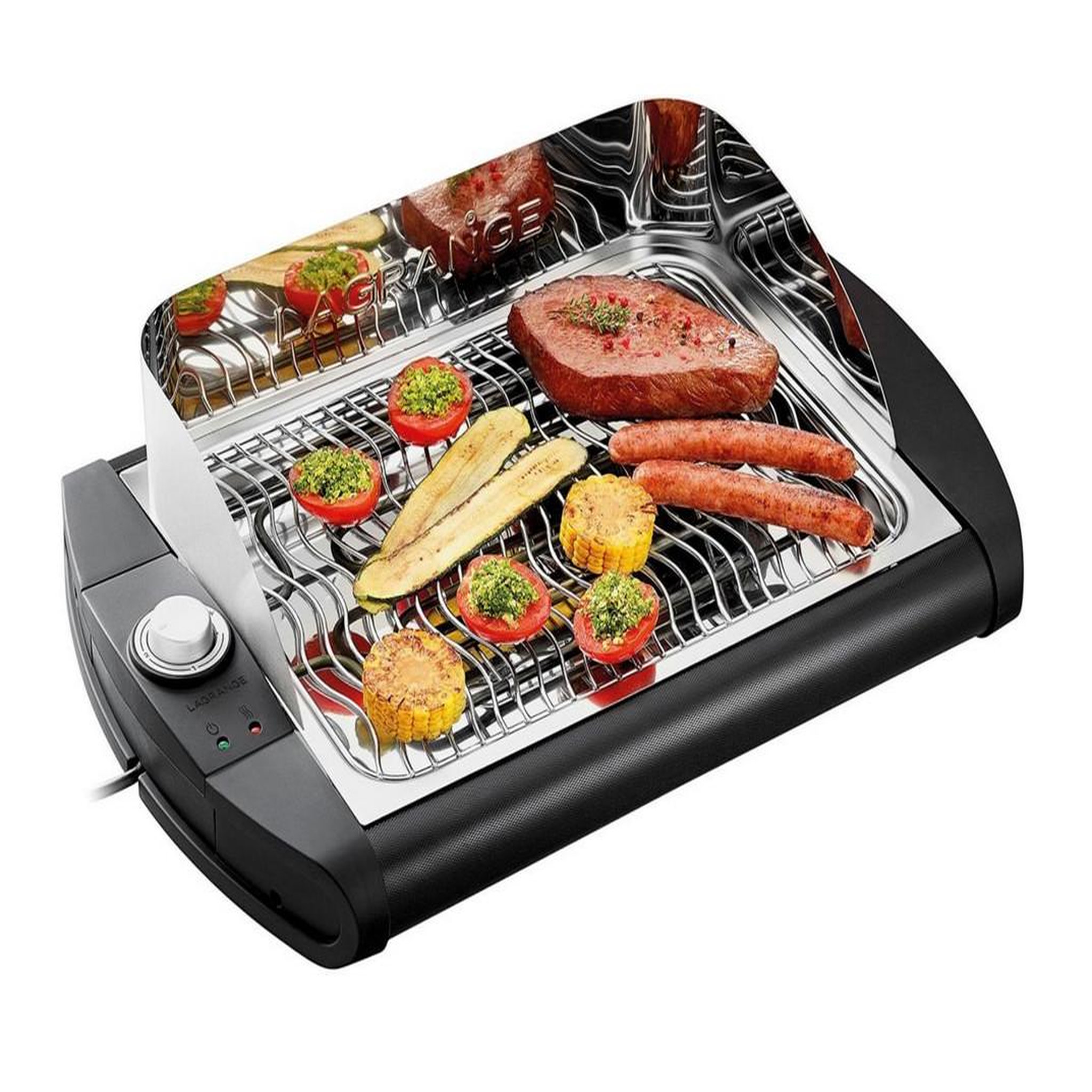 Voir la diapositive 2 : LAGRANGE Barbecue electrique sur pieds 2300w - 319005