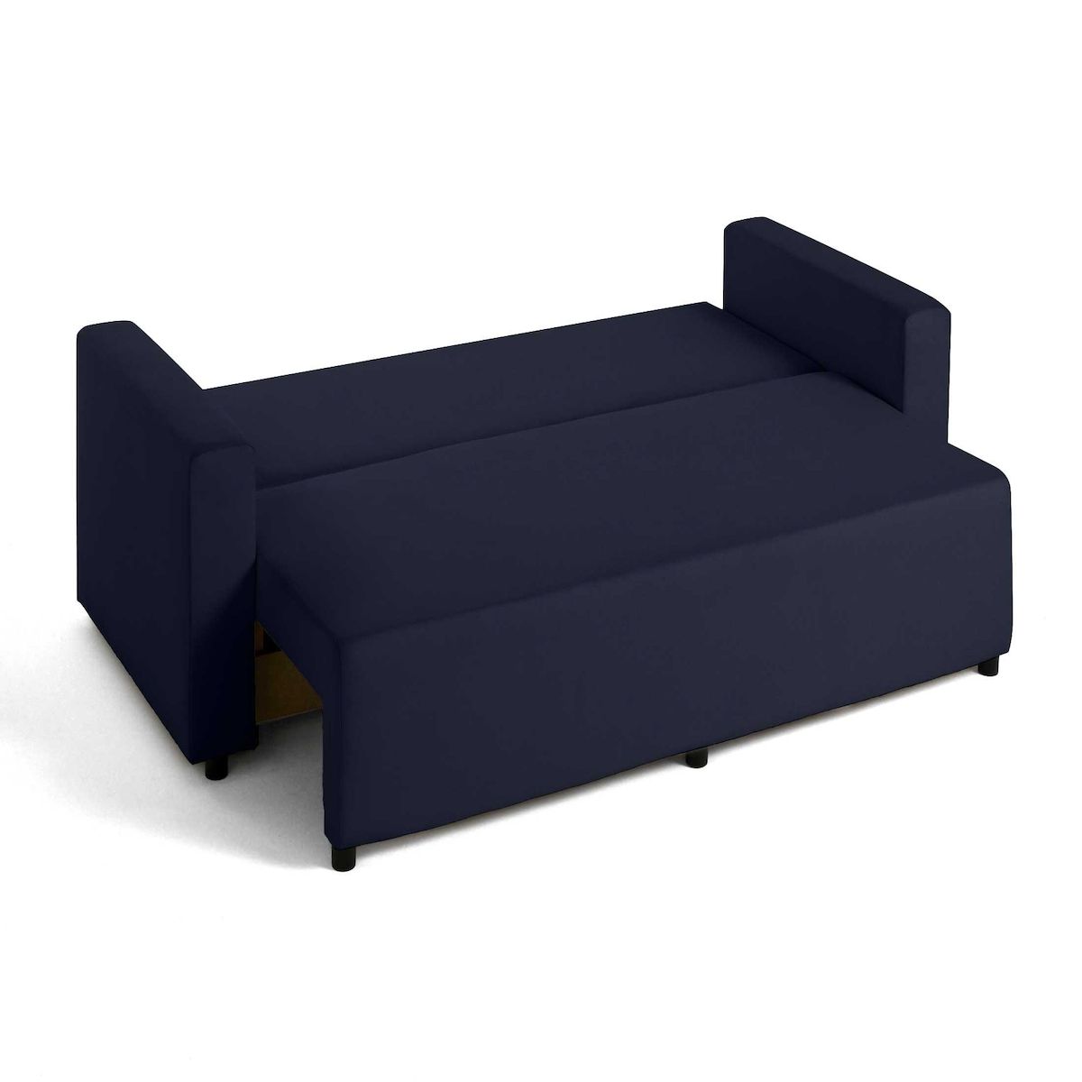 BEST MOBILIER Regala - canapé 3 places - convertible avec coffre - en tissu