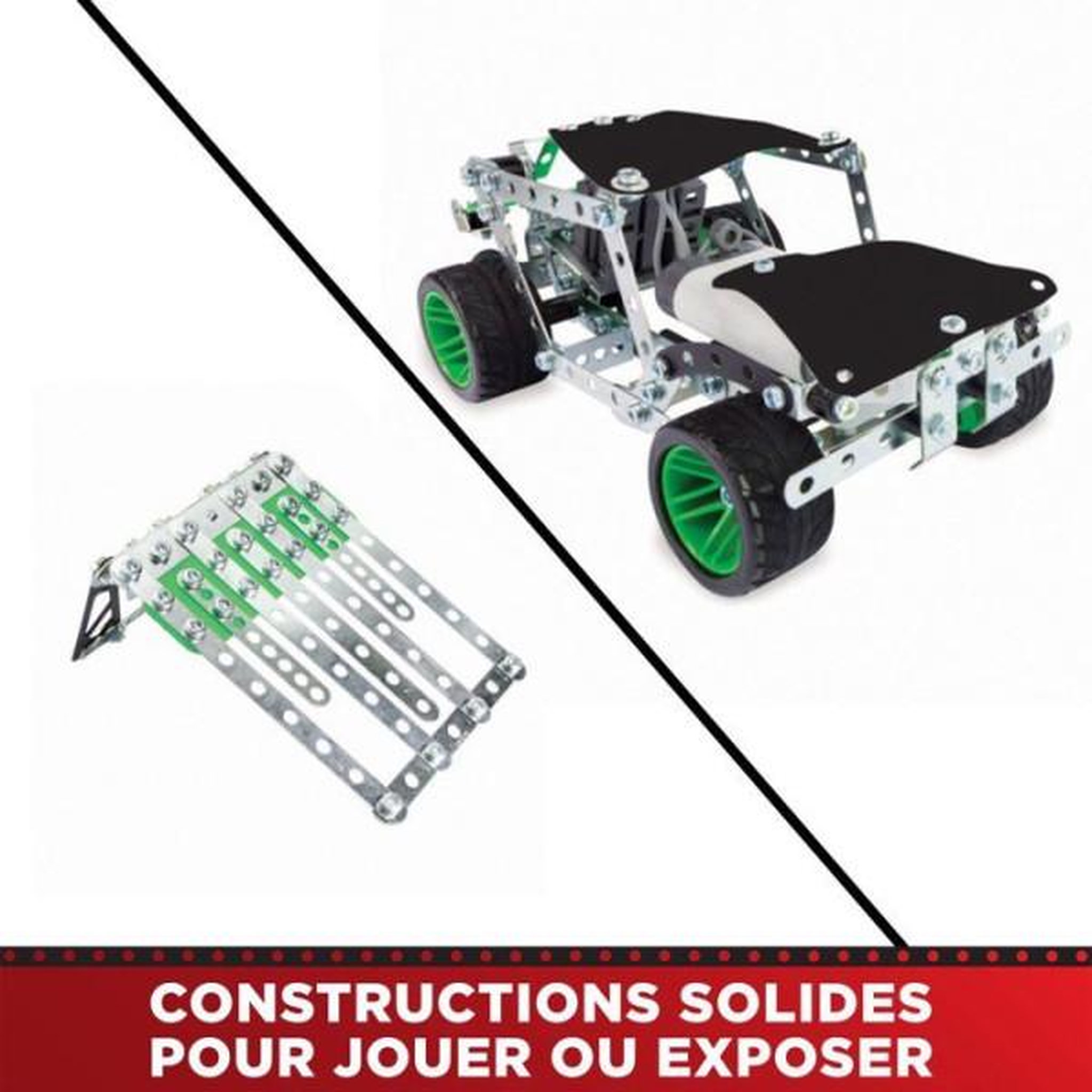 Voir la diapositive 5 : Meccano MECCANO - Jeu de construction - Métal - 390 pieces - 10 ans + - 25 modeles