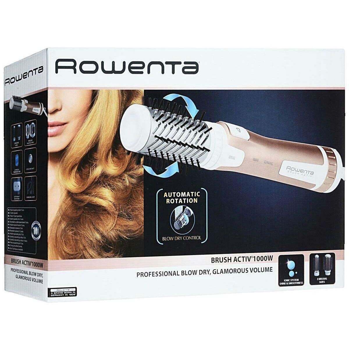 ROWENTA Brosse soufflante Rowenta Brush Activ Compact CF9520