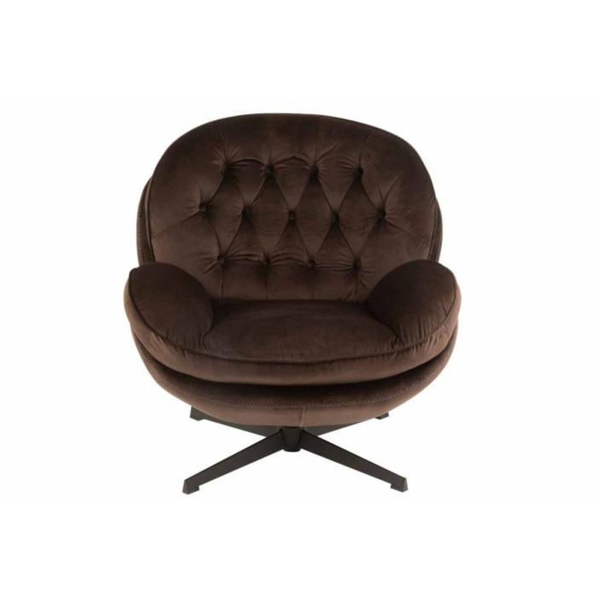 Paris Prix Fauteuil & Repose-Pieds  Relax  88cm Marron Foncé