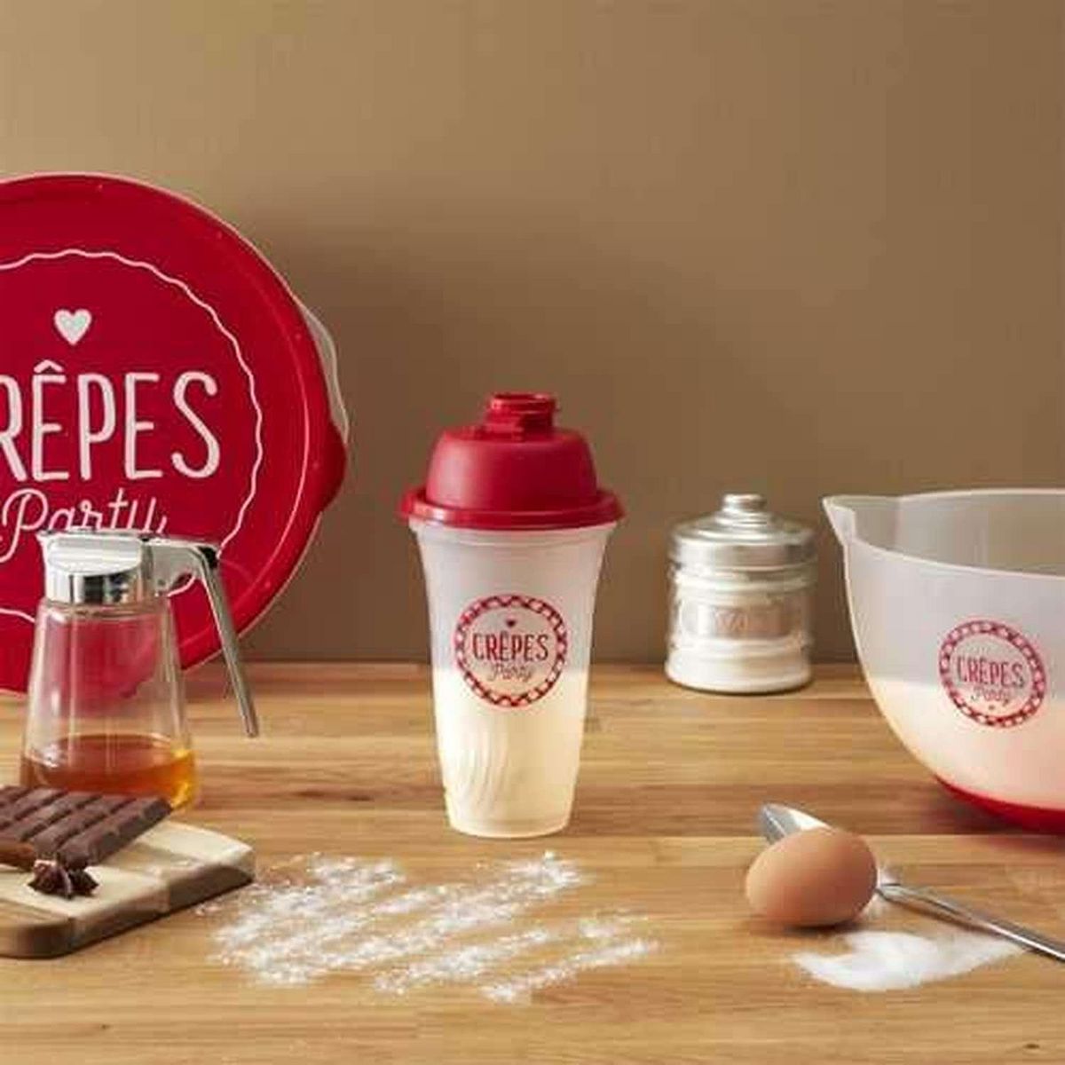 Lily Cook Shaker pâte à crêpes - Crêpes party