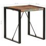 Voir la diapositive 5 : VIDAXL Table a manger 70x70x75 cm Bois de recuperation massif