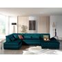 Voir la diapositive 2 : LISA DESIGN Vermont - canapé panoramique d'angle gauche - 7 places - xxl - en velours