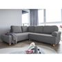 Voir la diapositive 1 : BEST MOBILIER Olli - canapé d'angle droit - convertible - avec coffre - 4 places - en tissu
