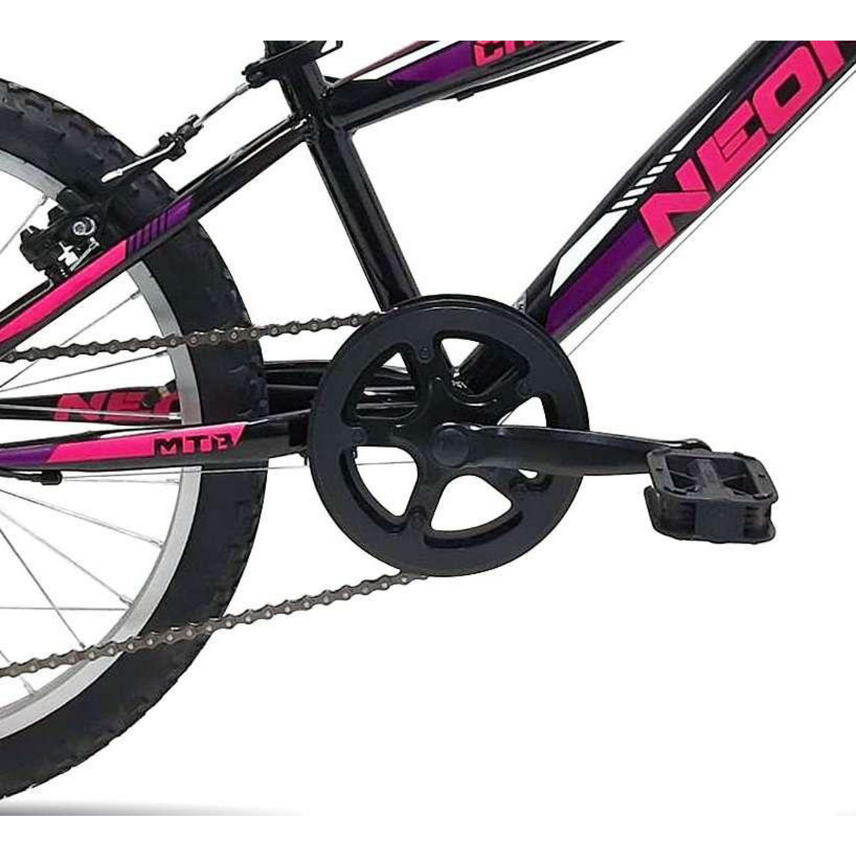 Vélo enfant 20'' - Cadre acier - Fourche Télescopique - 7 vitessses - Poignée Tournante - Freins V-Brake - Levier Alu