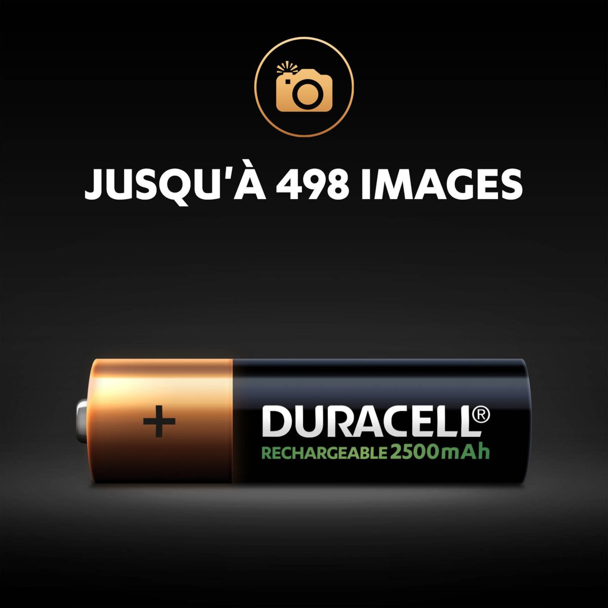 Voir la diapositive 4 : Duracell Pile rechargeable AAA/LR03 ULTRA POWER 850 mAh x4