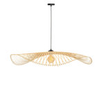 Rendez vous déco Suspension D100 cm en bambou avec fil noir-Jipi