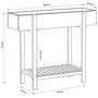 Voir la diapositive 6 : VIDAXL Lit sureleve de jardin Bois massif d'acacia et zinc