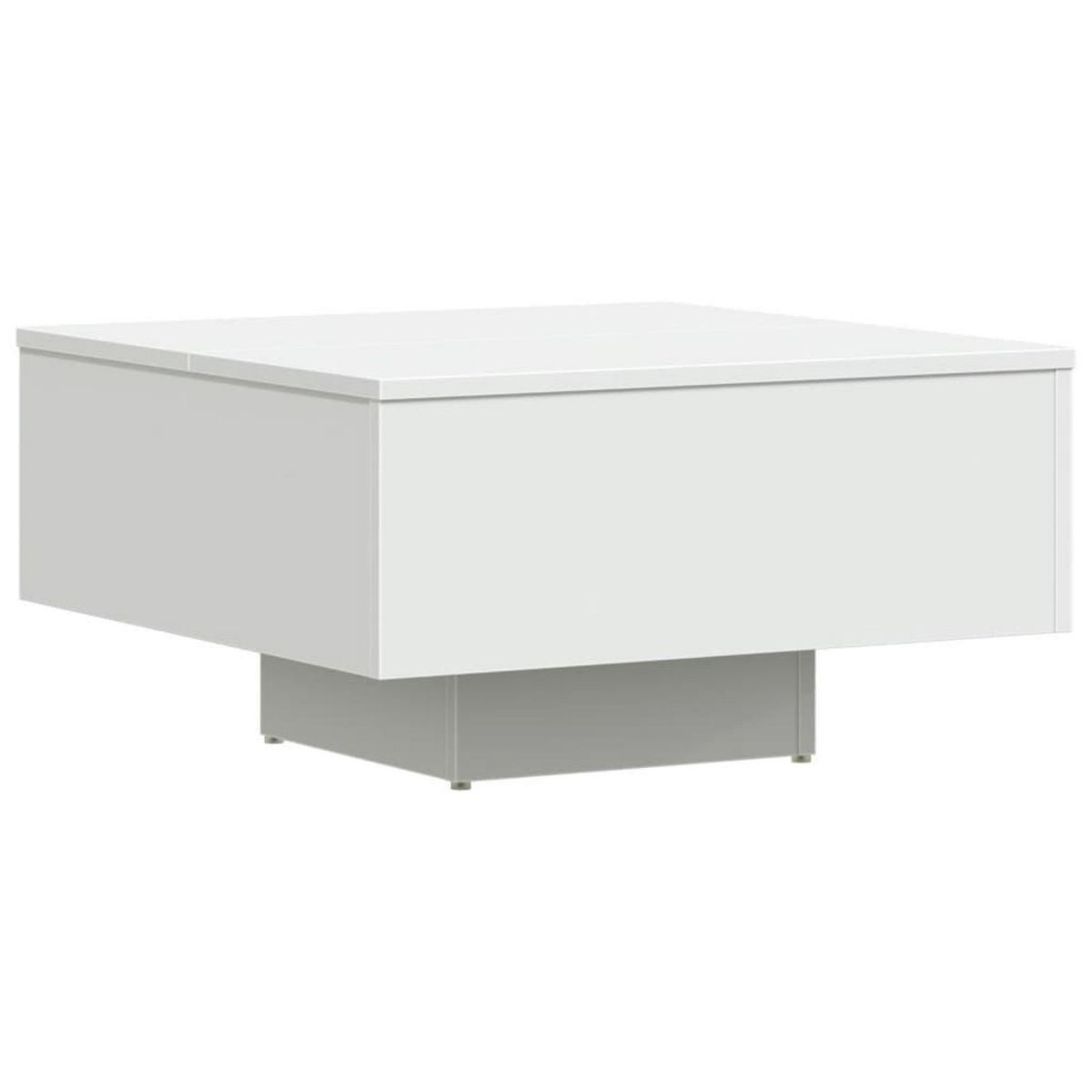 VIDAXL Table basse blanc 60x60x31,5 cm bois d'ingenierie