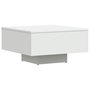 Voir la diapositive 2 : VIDAXL Table basse blanc 60x60x31,5 cm bois d'ingenierie